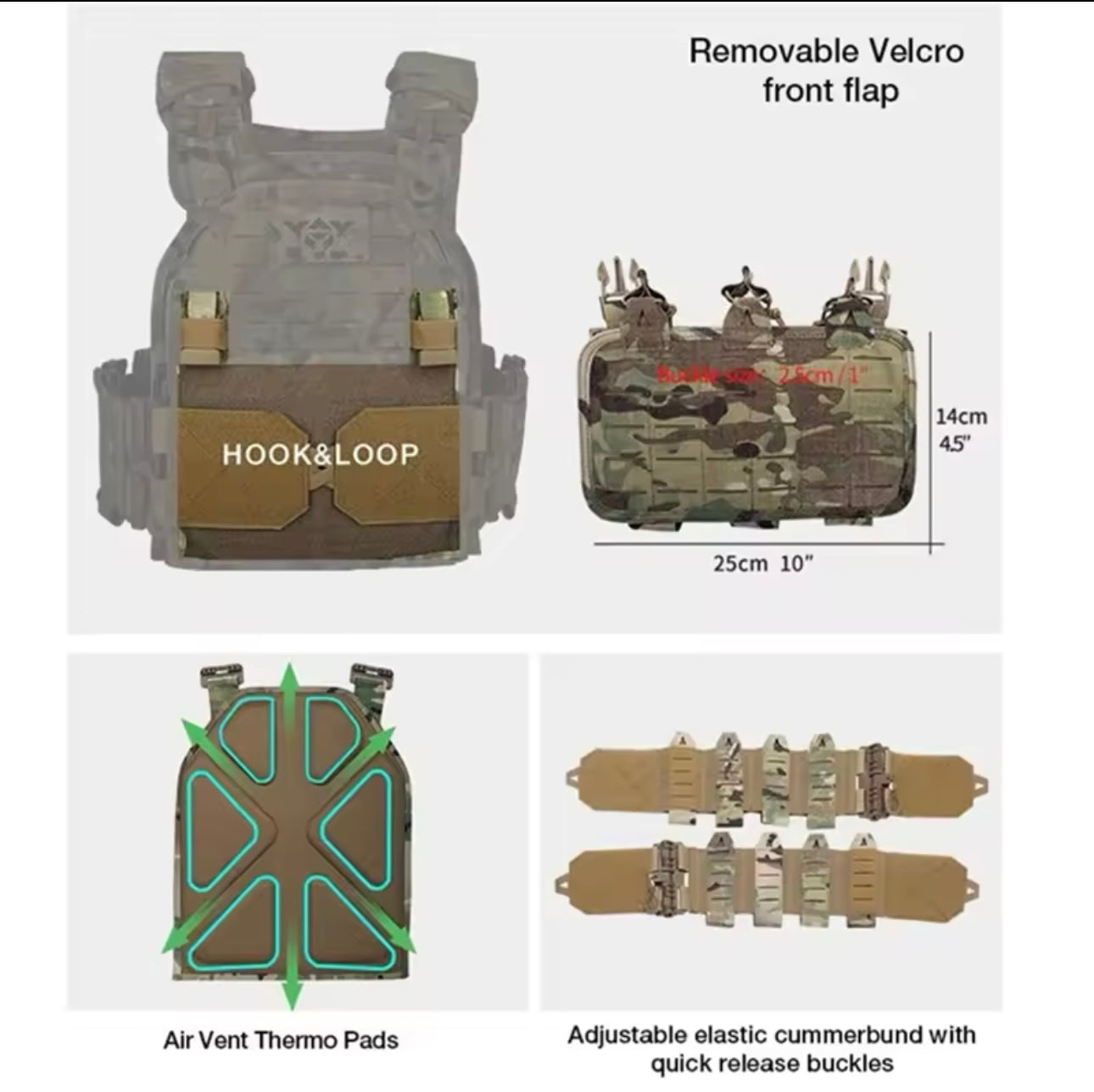 Airsoft & Paintball Plate Carrier