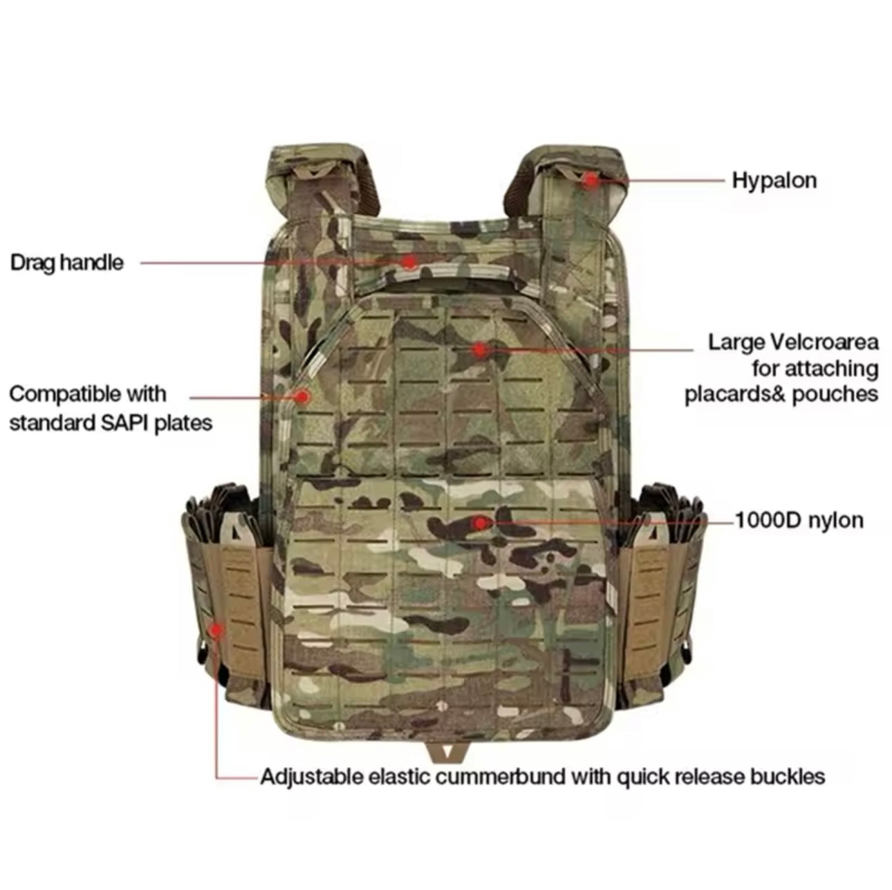 Airsoft & Paintball Plate Carrier