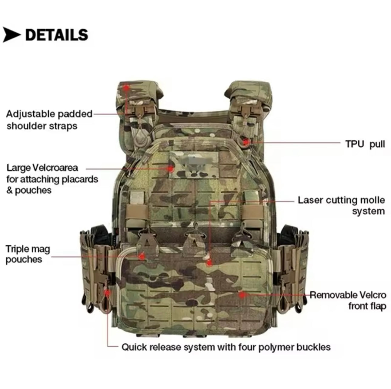 Airsoft & Paintball Plate Carrier